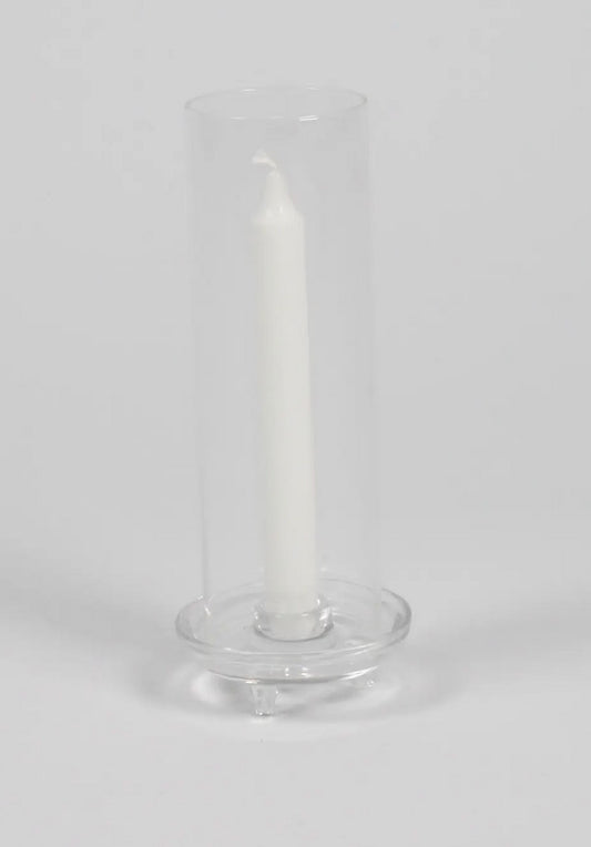 Glaslysestage til stagelys