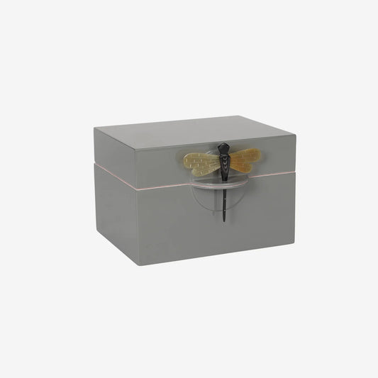 Lakskrin i grå, mellem