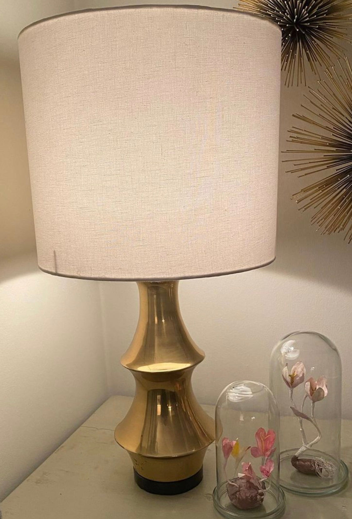 Messinglampe