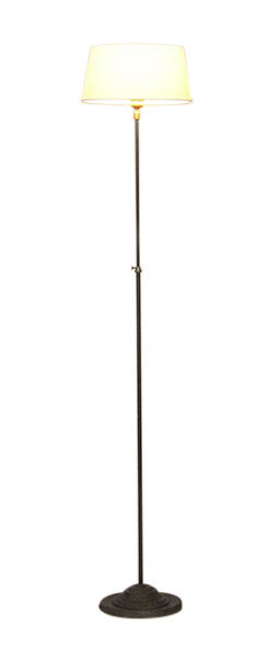 Standerlampe, rund fod
