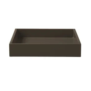 Lakbakke kvadratisk, chocolate