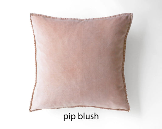 Velourpude, rosa