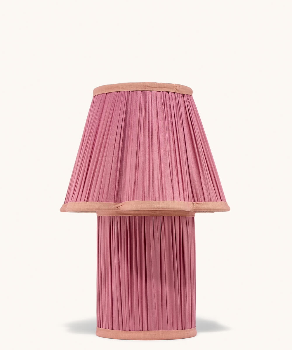 Silkelampe lille - rosa