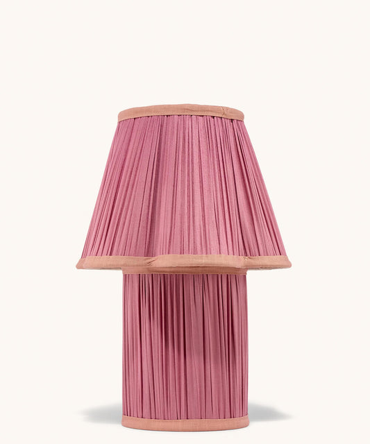 Silkelampe lille - rosa